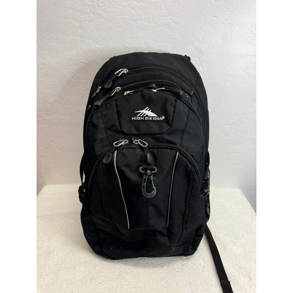 High Sierra Other - High Sierra Black Multi Pocket Daypack Backpack Unisex School Hiking Pack